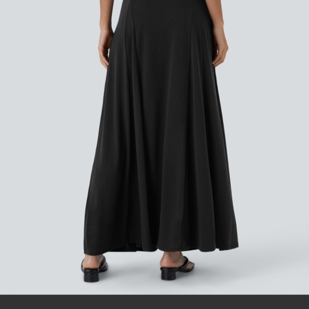 HALARA Black Maxi Skirt XL New with Tags - Picture 3 of 7